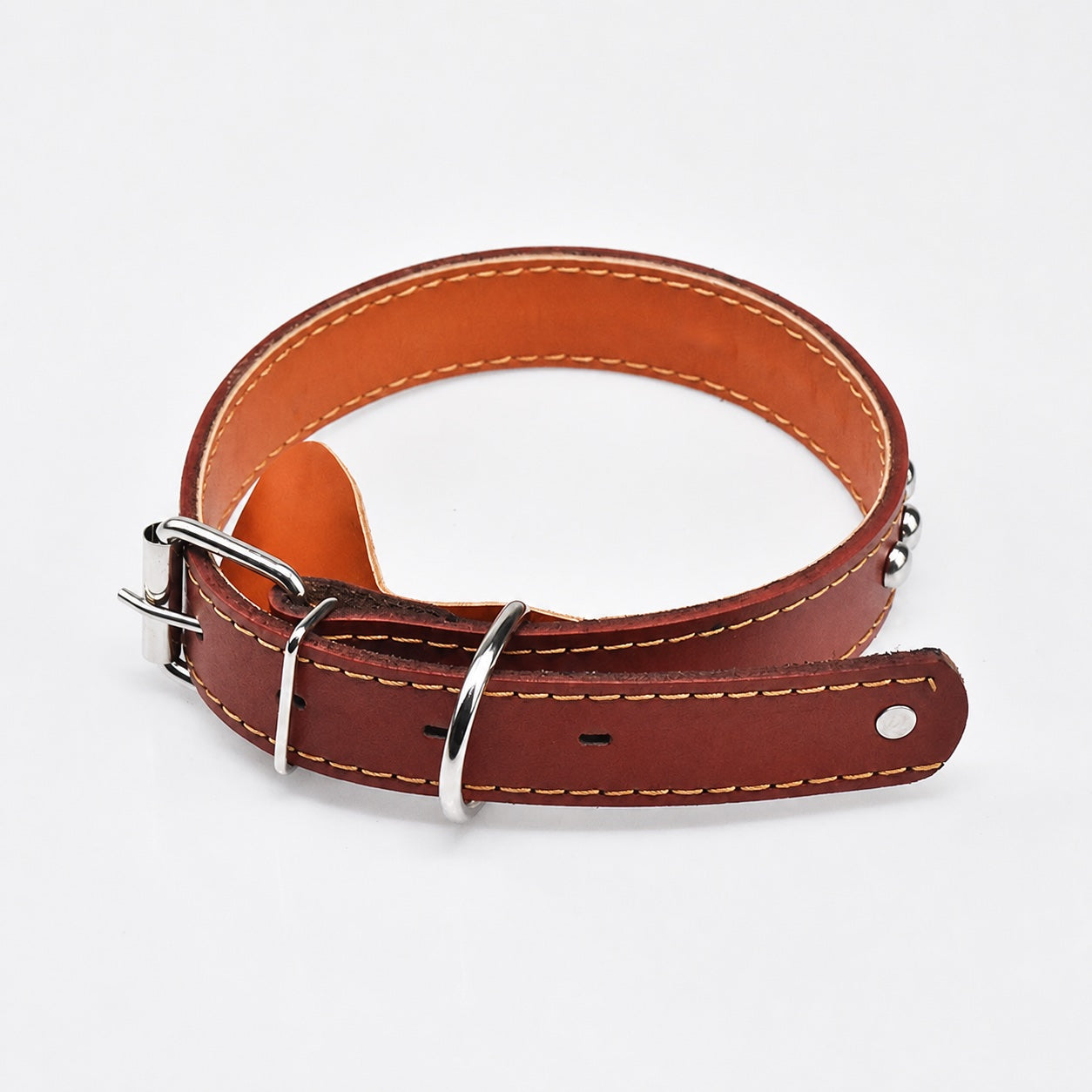 Heavy-Duty Leather Dog Collar